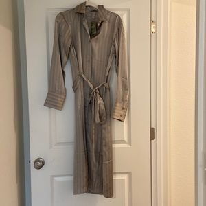 H & M new midi shirt dress